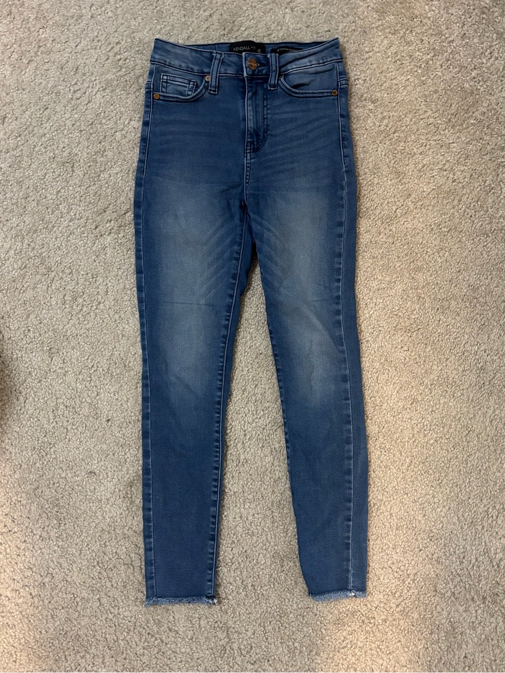 Kendall & Kylie Medium Wash Skinny Jeans in Blue